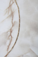 14K Yellow Gold Figaro Chain Necklace