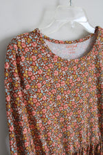 Cat & Jack Orange Floral Dress | 14/16
