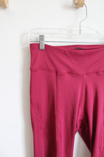 Reebok Magenta Athletic Capri Leggings | M