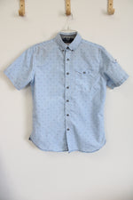 Modern Culture Blue Fish Patterned Top | S