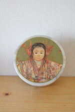 Edna Hibel Chinese Celebrant Marble Dish & Lid