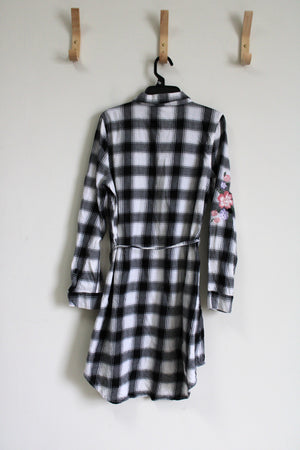 Children's Place Black Plaid Dress | 16