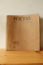 Braille Edition of Poetry Magazine Vintage August 1985 Issue
