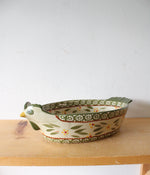 Temptations By Tara Old World Green 1.5 Quart Oval Chicken Dish