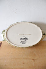 Temptations By Tara Old World Green 1.5 Quart Oval Chicken Dish