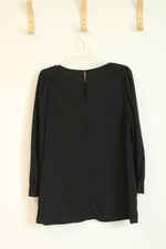 Old Navy Puff Sleeved Black Long Sleeve Top | L