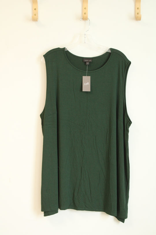 NEW J. Jill Wearever Collection Forest Green Tank Top | 3X