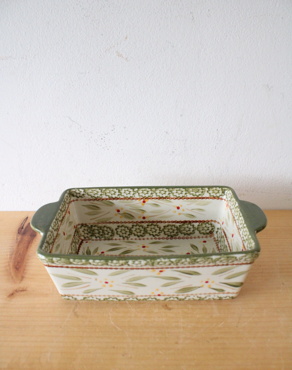 Temptations By Tara Old World Green 1.5 Quart Loaf Pan