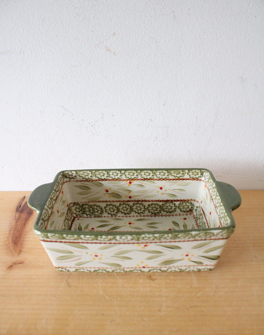 Temptations By Tara Old World Green 1.5 Quart Loaf Pan