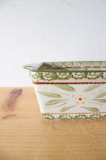 Temptations By Tara Old World Green 1.5 Quart Loaf Pan