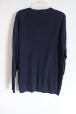 NEW Claiborne Navy Blue Knit Sweater | XXL