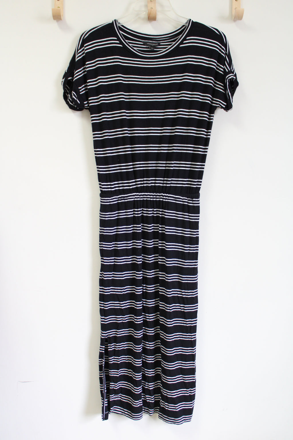Banana Republic Black Striped Dress | XS