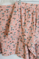 American Eagle Fleece Pink Mushroom Pajama Set | S