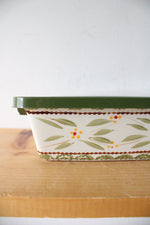 Temptations By Tara Old World Green 2.5 Quart Baking Dish