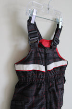 ZeroXposure Black Gray Plaid Snow Bib Suit | 6-9 MO