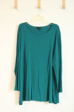 J. Jill Dark Turquoise Long Sleeved Top | 3X