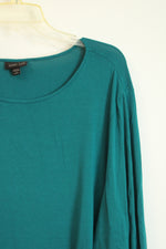 J. Jill Dark Turquoise Long Sleeved Top | 3X