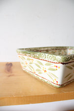 Temptations By Tara Old World Green 2.5 Quart Baking Dish