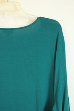 J. Jill Dark Turquoise Long Sleeved Top | 3X