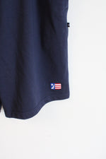 Nautica Navy Blue Cotton Blend Shorts | 1XL