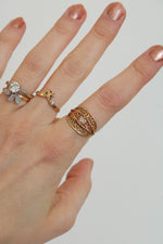 14K Rose & Yellow Gold Ring | Size 6.5