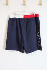 Nautica Navy Blue Cotton Blend Shorts | 1XL