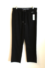 NEW Calvin Klein Black Straight leg Sweatpants | L