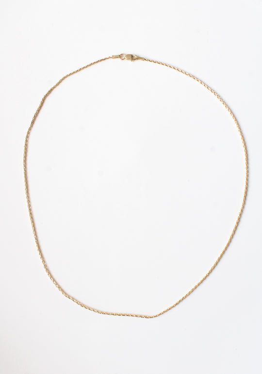14K Yellow Gold Chain Necklace