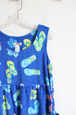 Jasmine Rose Tropical Flip Flop Swim Cover Up | L
