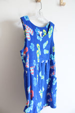 Jasmine Rose Tropical Flip Flop Swim Cover Up | L