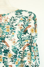 J. Jill Perfect Pima High-Low Long Sleeve Floral Shirt | 3X