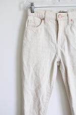 Banana Republic High-Rise Straight Beige Denim Ankle Pant | 25 Petite