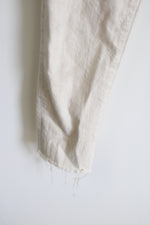 Banana Republic High-Rise Straight Beige Denim Ankle Pant | 25 Petite