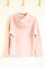 Under Armour Pink Cowl Neck Loose Pullover Sweatshirt | L