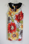 Kim Rogers Yellow & Red Floral Dress | 12 Petite