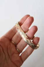 Tri-Gold Snake Skin Chain 14K Gold Bracelet