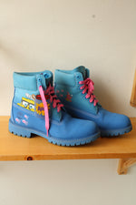 Timberland x SpongeBob Waterproof Boot Blue | Size 9