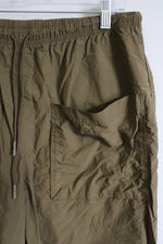 Free People Lightweight Green Oversized Ankle Pants | L