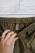 Free People Lightweight Green Oversized Ankle Pants | L