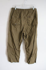 Free People Lightweight Green Oversized Ankle Pants | L