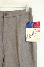 NEW Levi's 1983 Vintage Bend Over Gray Brown Striped Trouser Pants | 14