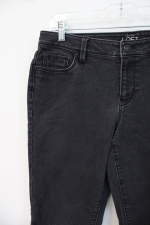 loft black skinny jeans