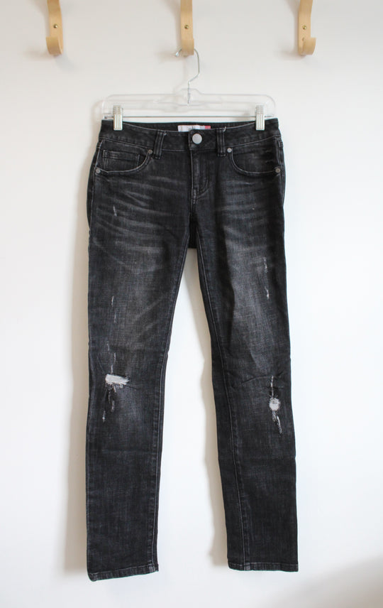 Cabi Jeans Black Slim Boyfriend Jeans | 00