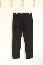Croft & Barrow Black Elastic Waistband Pull On Jeans | 12