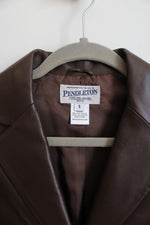 Pendleton Brown Genuine Leather Jacket | S