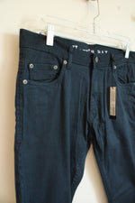 NEW Hawks Bay Navy Blue Skinny Stretch Jeans | 32 x 32