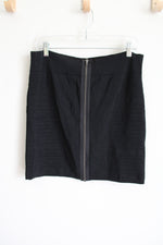 Rock & Republic Black Stretch Knit Mini Skirt | XL