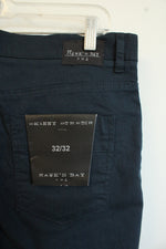 NEW Hawks Bay Navy Blue Skinny Stretch Jeans | 32 x 32