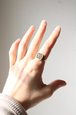 10K Yellow Gold Quaker Oats Man Ring | Size 9