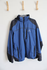 Free Country Blue & Gray Full Zip Jacket | M